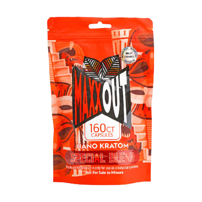 MAXXOUT KRATOM SPACIAL BLEND  160CT CAPSULE