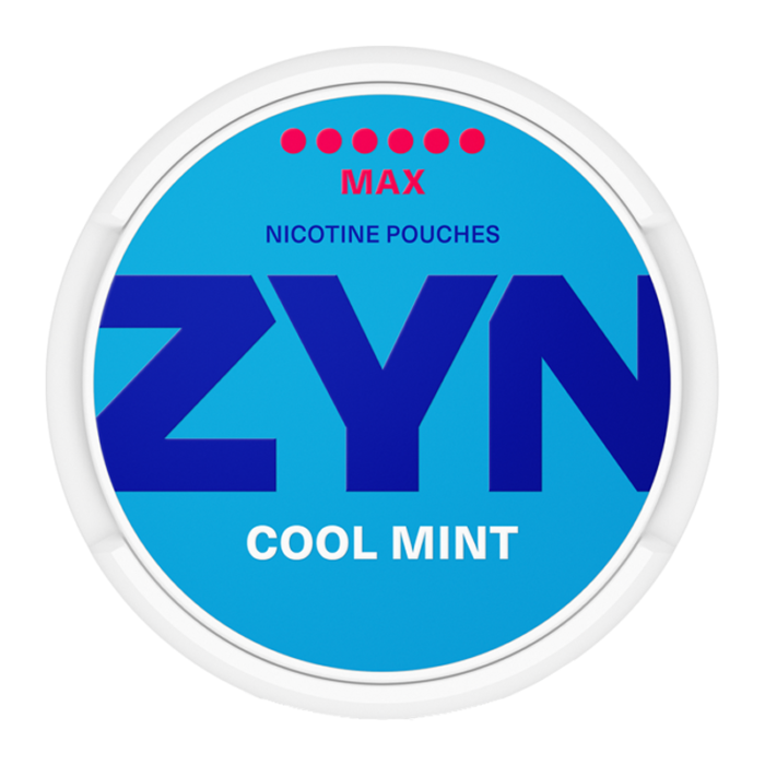 ZYN NEW FEEL NICOTINE POUCH DRY COOL MINT MAX 16.5MG - PACK OF 5