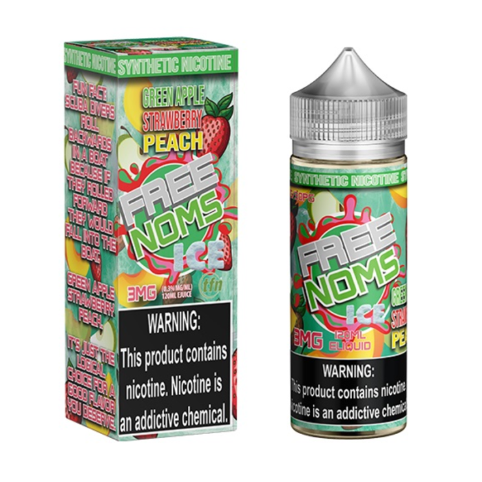 NOMS ICY TART GREEN APPLE STRAWBERRY PEACH
