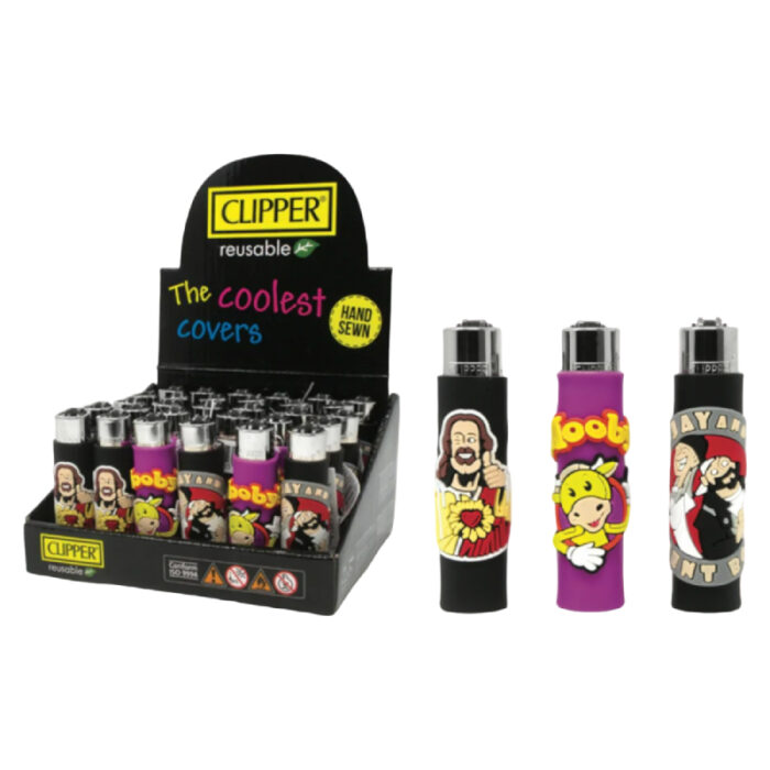 CLIPPER LIGHTER POP JAY & SILENT BOB COVER - 30CT DISPLAY