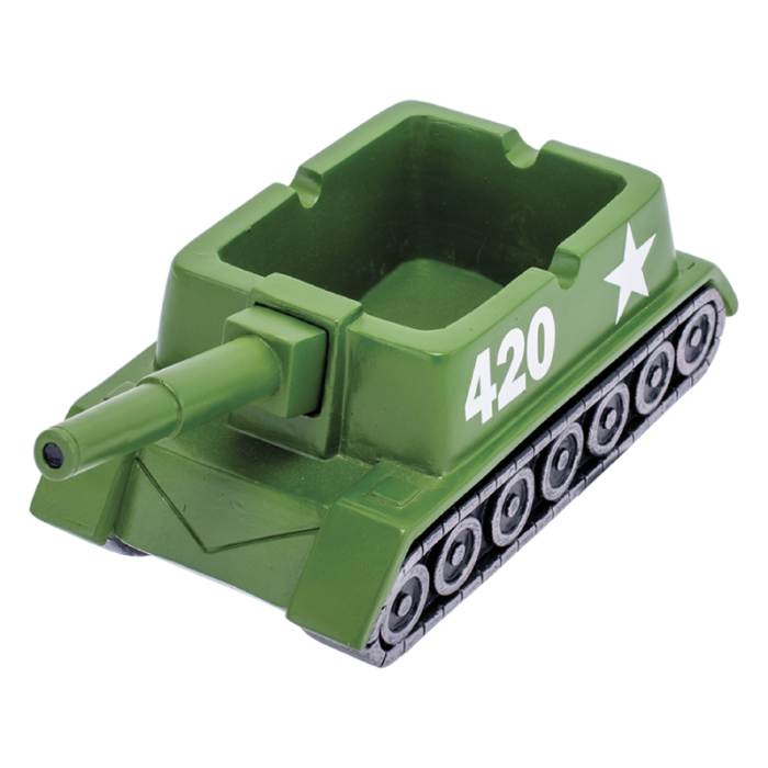 FUJIMA 7.5'' GREEN 420 TANK ASHTRAY (LT249)