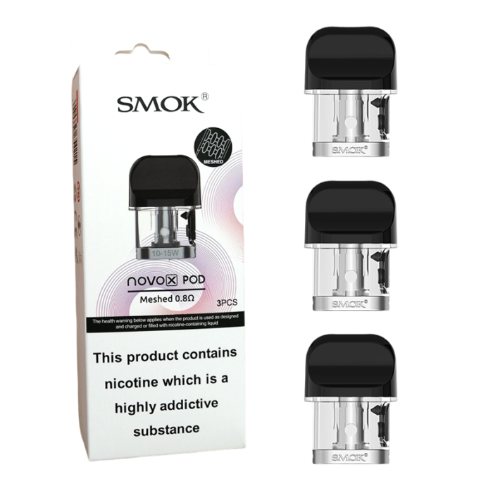 SMOK NOVO X POD MESHED 0.8 3PCS