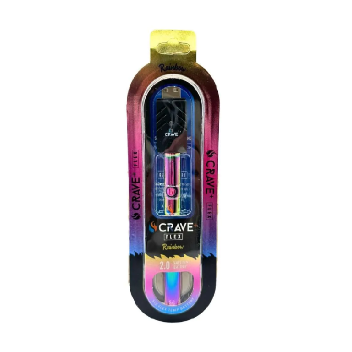 CRAVE FLEX 2.0 VAPE PEN BATTERY RAINBOW