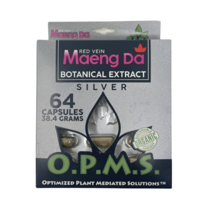 OPMS SILVER - RED VEIN MAENG DA 38.4GM BLISTER