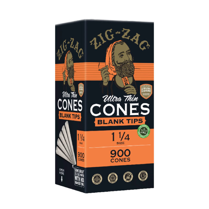 ZIG ZAG ULTRA THIN BLANK TIPS 1.25 CONES 900 CONES