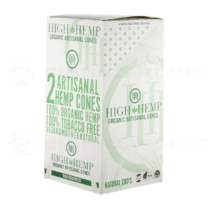 HIGH HEMP ORGANIC ARTISANAL CONES REGULAR 30 PER BOX