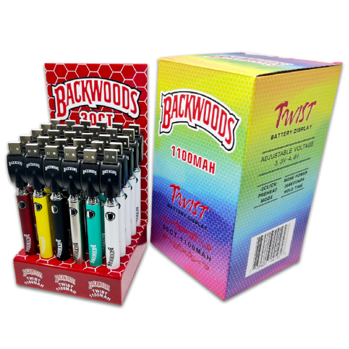 BACKWOODS TWIST BATTERY DISPLAY 1100MAH 30CT