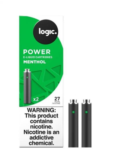 LOGIC POWER CARTRIDGES 27MG -BOX OF 10