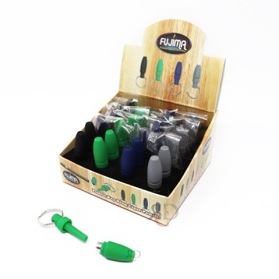 FUJIMA PLISTIC CIGAR PUNCH WITH KEY RING -BOX OF 24