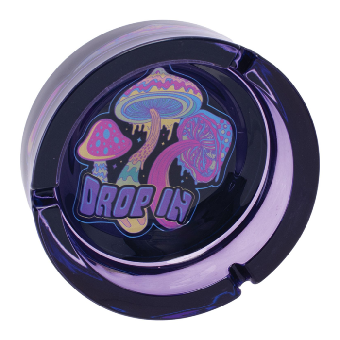 5'' MEDIUM GLASS ASHTRAY -DROP IN (GA103)