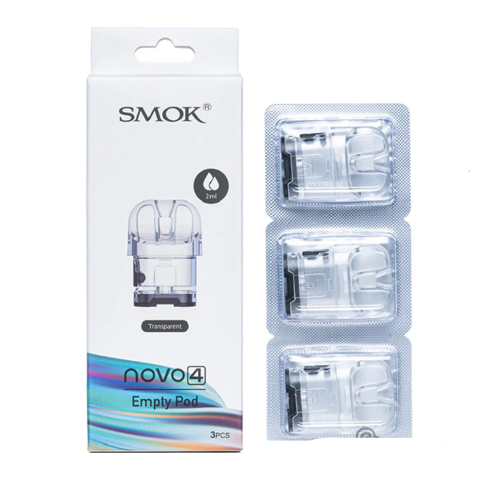 SMOK NOVO 4 EMPTY POD TRANSPARENT