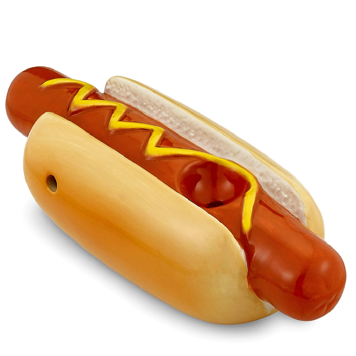 FASHION CRAFT CERAMIC HOT DOG PIPE (82540)