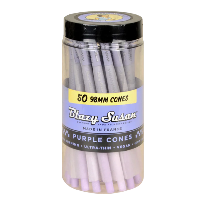 BLAZY SUSAN PURPLE CONE 98MM 50CT JAR
