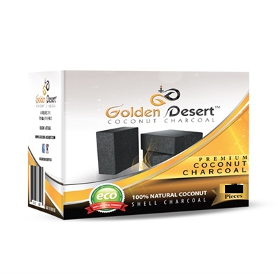 GOLDEN DESERT CHARCOAL FLAT 48CT 0.5KG