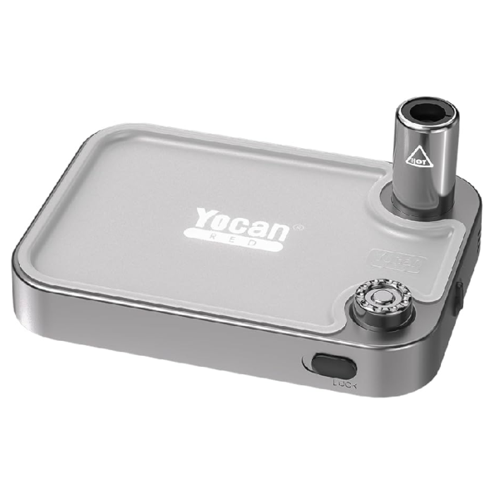 YOCAN RED SLATE BUTANE TORCH SILVER