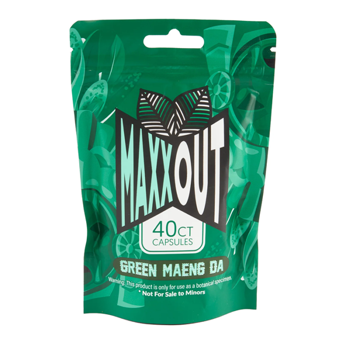 MAXXOUT KRATOM GREEN MANG DA 40CT CAPSULE