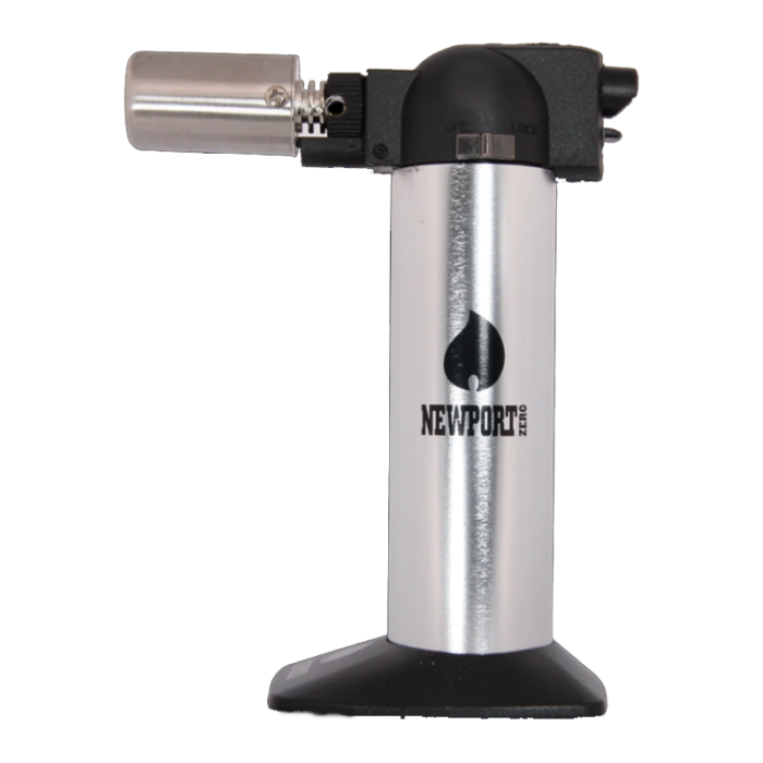 NEWPORT CIGAR TORCH 6'' SILVER NTR001