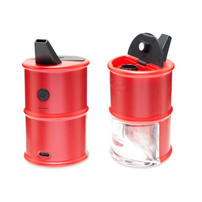 OOZE ELECTRO BARREL E-RIG RUBY RED