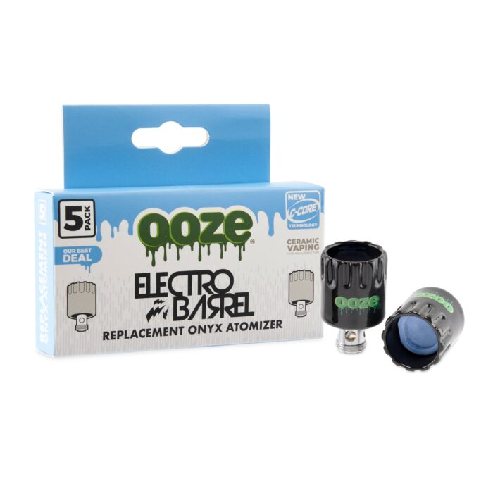 OOZE ELECTRO BARREL ONYX ATOMIZER 2PK