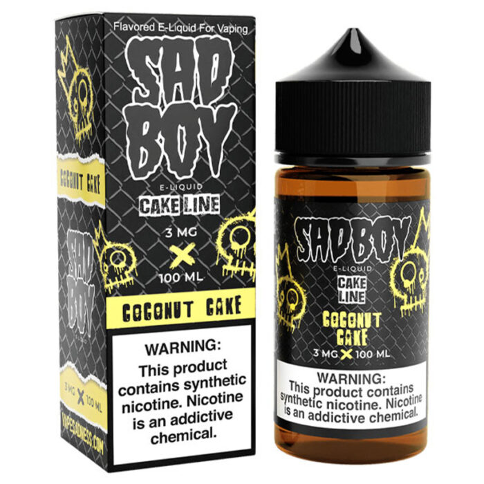 SADBOY E-LIQUID COCONUT CAKE CAKE LINE 6MG 100ML