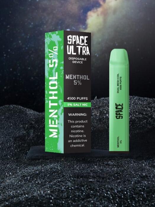 SPACE ULTRA MENTHOL 4500 PUFF - PACK OF 10