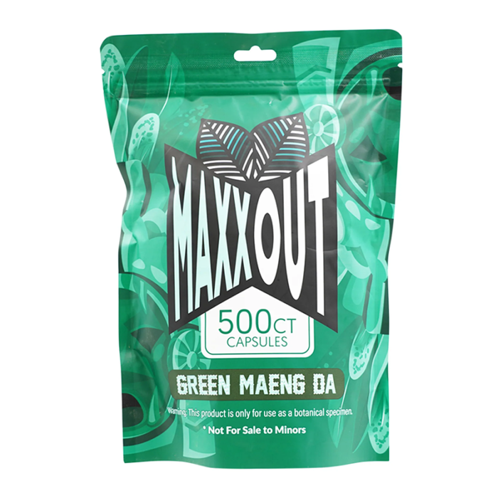 MAXXOUT KRATOM GREEN MANG DA 500CT CAPSULE