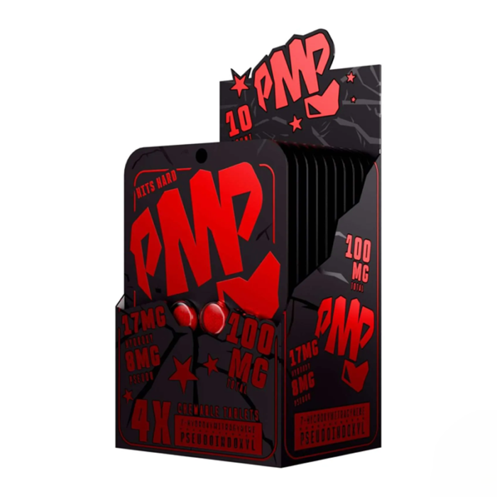 PMP 7 HYDROXYMITRAGYNINE 4CT PSEUDOINDOXYL RED TABLETS 25MG - PACK OF 10