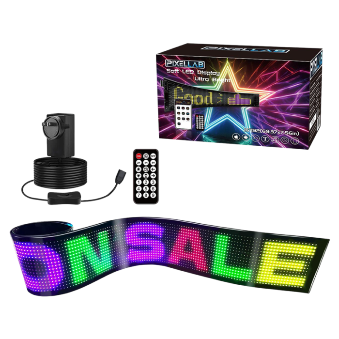 PIXEL LAB DIGITAL CUSTOMIZED LED SIGN(APP CONTROLLED)