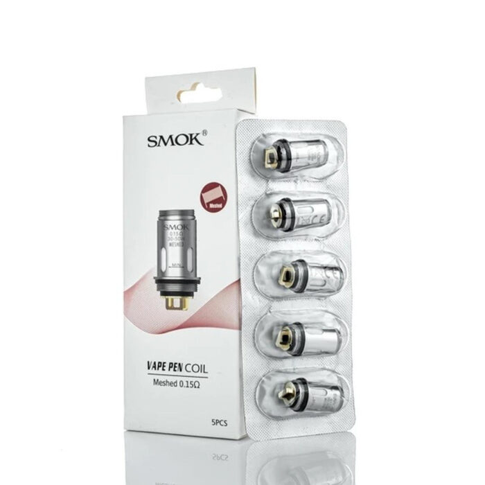 SMOK VAPE PEN MESHED COILS (0.15 OHM) 5PCS
