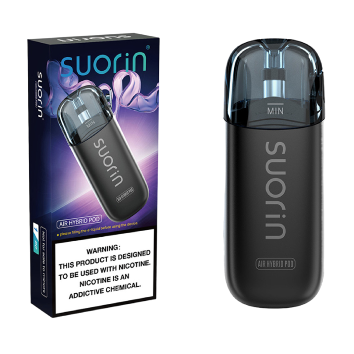 SUORIN AIR HYBRID POD KIT - OBSIDIAN BLACK