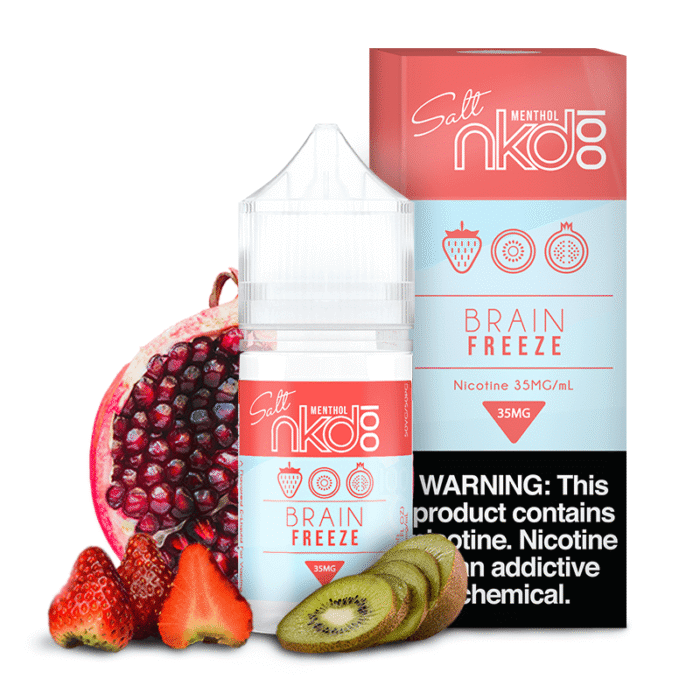 NAKED SALT LIQUID MENTHOL STRAWBERRY POMEGRANATE