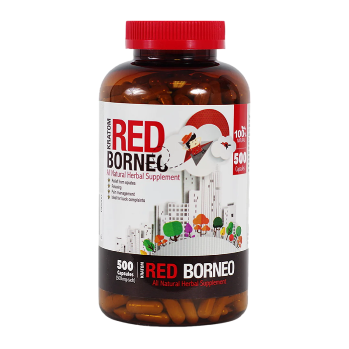 BUMBLE BEE 500 CAPSULES RED BORNEO
