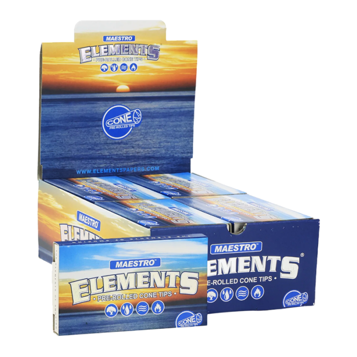 ELEMENTS PRE-ROLLED CONE TIPS MAESTRO 20 PER BOX