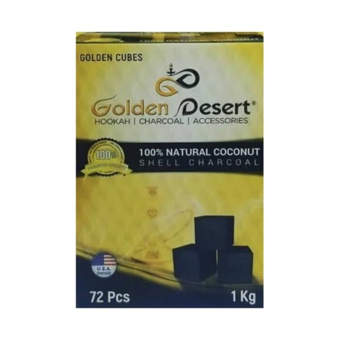 GOLDEN DESERT CHARCOAL GOLDEN CUBE 72CT 1KG