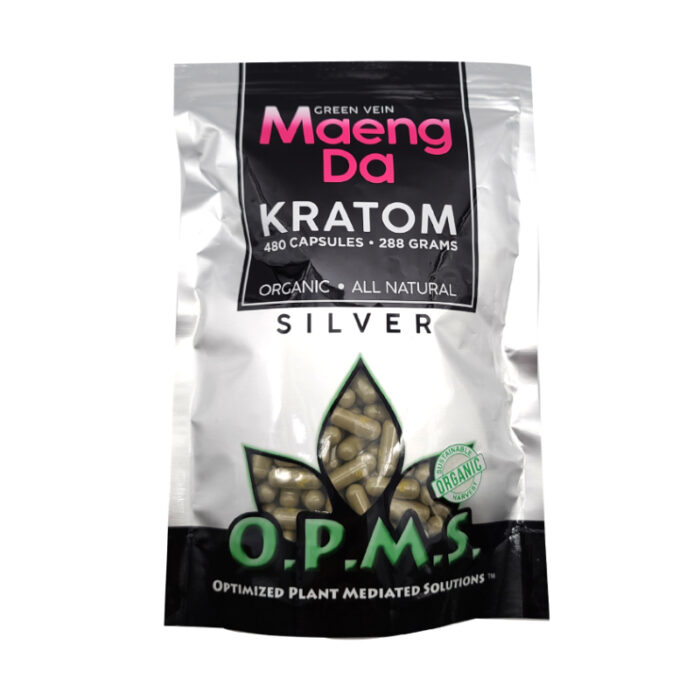 OPMS SILVER - GREEN VEIN MAENG DA 288GM (480CAP)