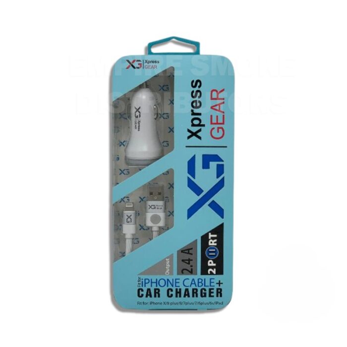 XPRESS GEAR CAR CHARGER IPHONE 6/7/8/X NO -101/102