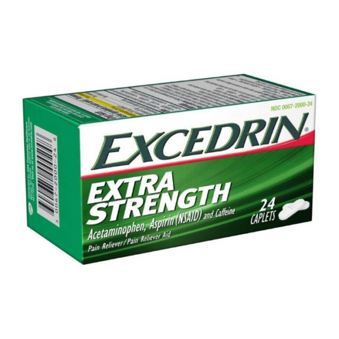 EXCEDRIN EXTRA STRENGTH CAPLETS 24CT