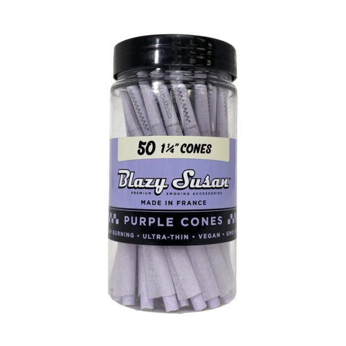 BLAZY SUSAN PURPLE CONE 1.25 -50CT JAR