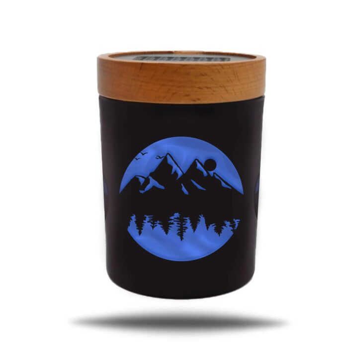 V SYNDICATE SOLESTASH AIRTIGHT JAR SMALL HIGH ELEVATION BLUE (MOUNTAIN)