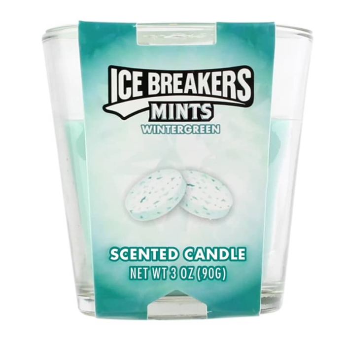 ICEBREAKERS MINTS WINTERGREEN CANDLE -  3OZ