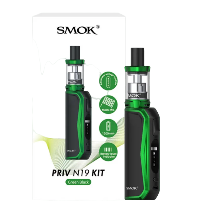 SMOK PRIV N19 KIT GREEN BLACK