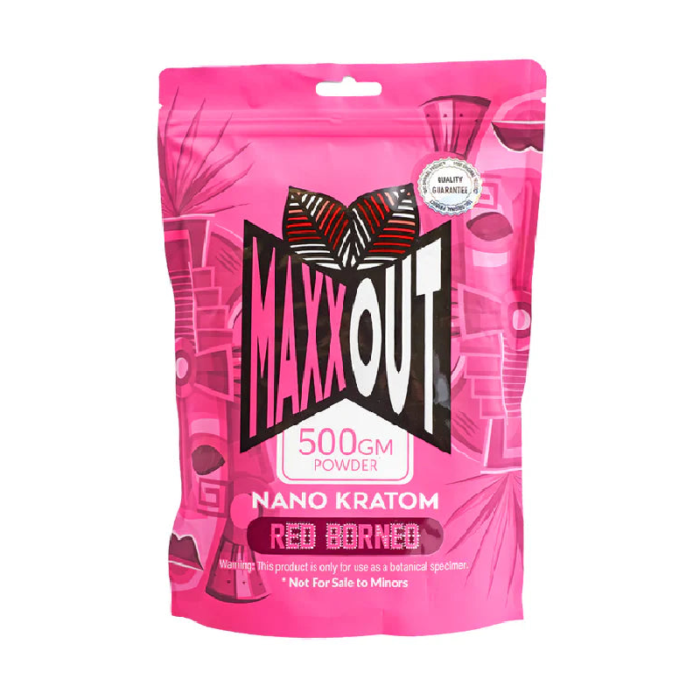 MAXXOUT KRATOM RED BORNEO 500GM POWDER