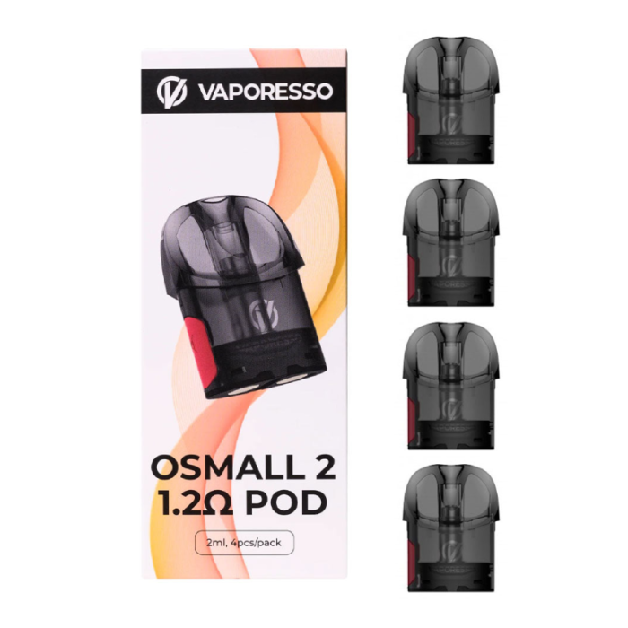 VAPORESSO OSMALL 2 REFILLABLE REPLACEMENT POD(2ML) - PACK OF 4