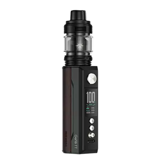 VOOPOO DRAG M-100S KIT - BLACK/DARKWOOD