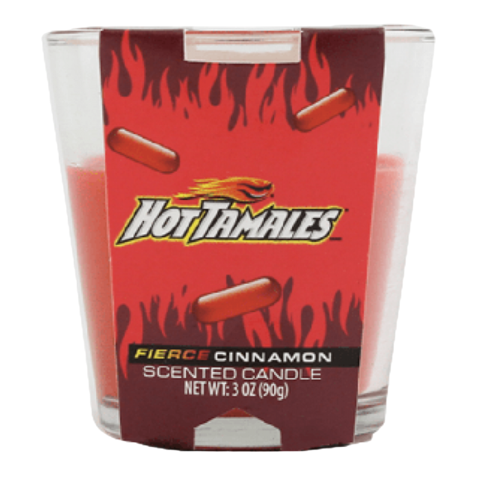 HOT TAMALES FIERCE CINNAMON CANDLE -  3OZ