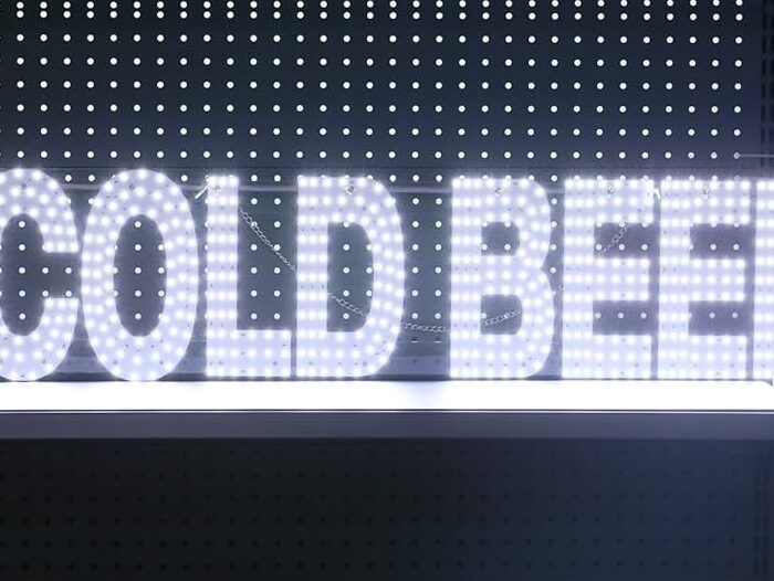 LED SIGN COLD BEER 38X9 WHITE