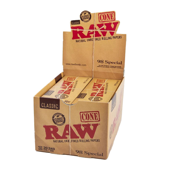 RAW CONE 98 SPECIAL 12 PER BOX
