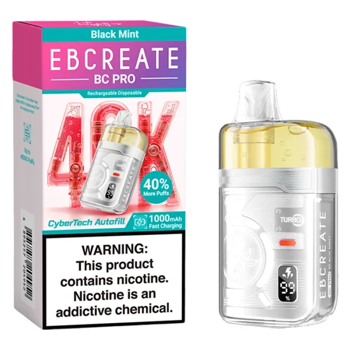 EB CREATE BC PRO 40000 PUFFS DISPOSABLE - PACK OF 5