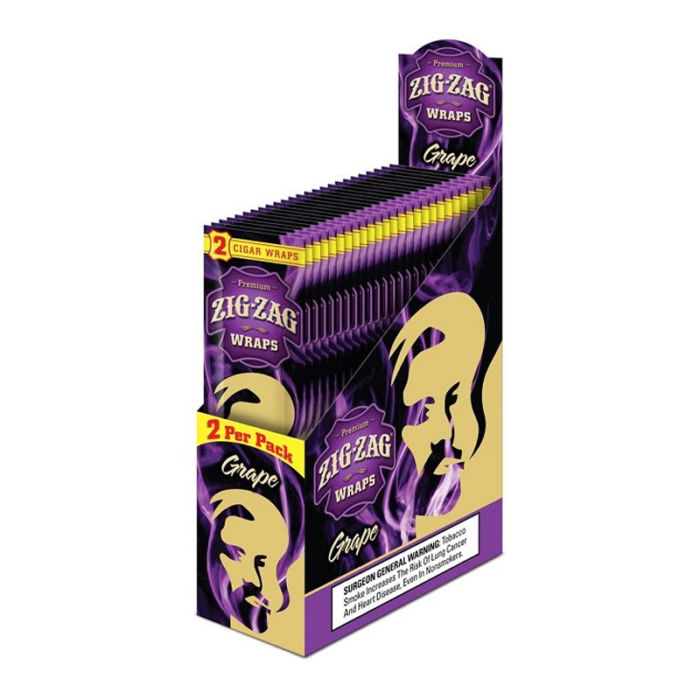 ZIGZAG 2/2PK/25CT GRAPE