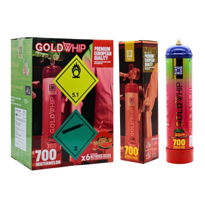 GOLD WHIP CREAM CHARGER 700G CYLINDER -BOX OF 6